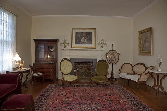 The grounds and interiors of Ivy Green, the house where...