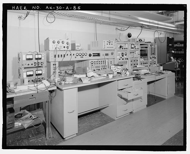85. View of specialized maintenance shop in transmitter...