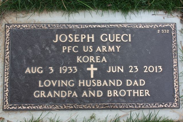 Joseph Gueci gravesite