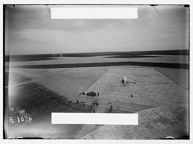 Lydda Airport. Lydda runways with aneilon