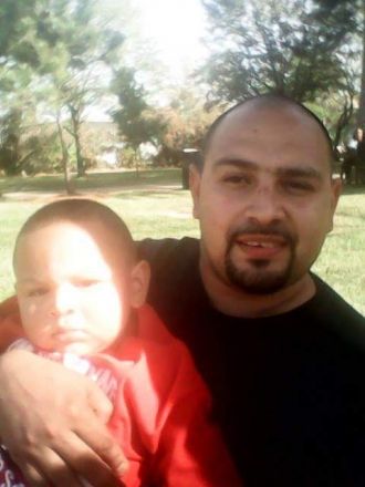 Jesse Benavides and Jesse Jr.