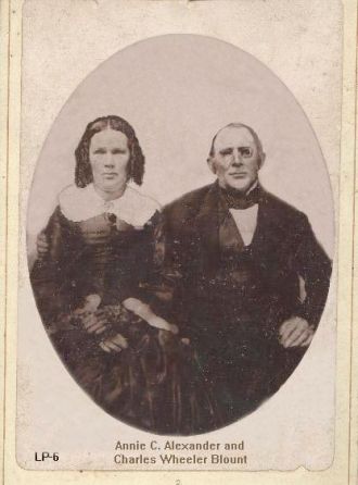 Charles Wheeler Blount and Annie C.Alexander