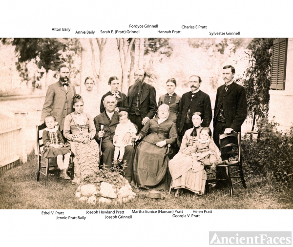 Pratt Family, New Hampshire 1880