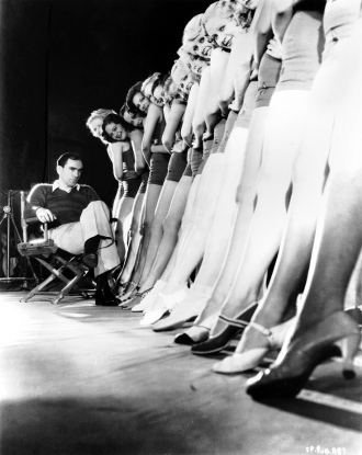 Busby Berkeley and Chorus Girls.