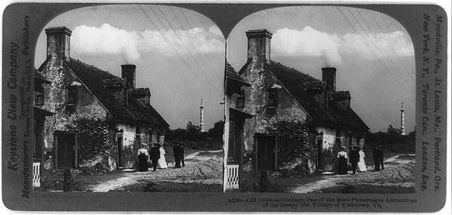 Old colonial cottage, one of the most picturesque...