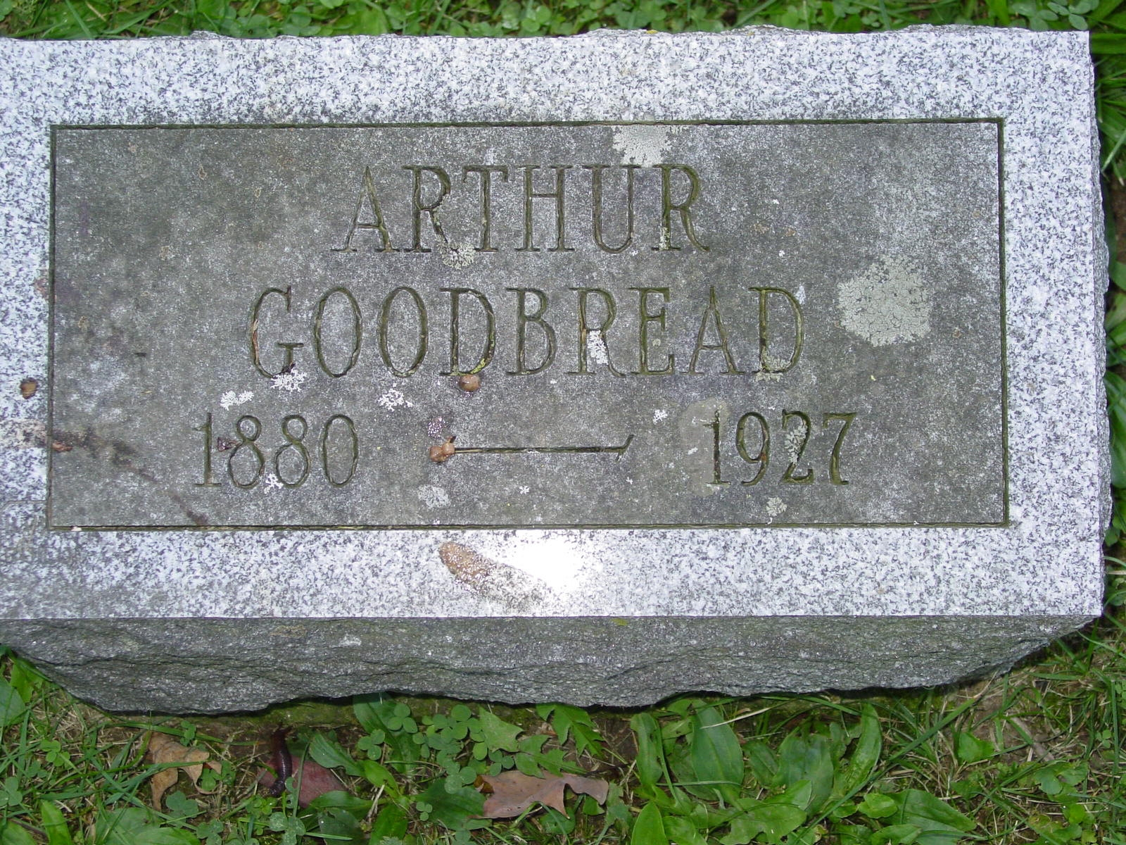 Arthur Goodbread gravesite