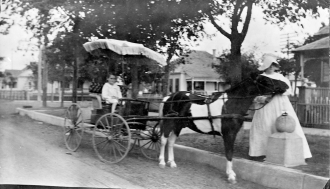 Agnes Patricia (Bracken) Mann and Minnie (Fitzgerald) Bracken