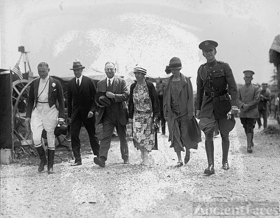 Mrs. Coolidge & Mrs. John G. Sargent at circus, 5/15/25