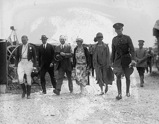 Mrs. Coolidge & Mrs. John G. Sargent at circus, 5/15/25
