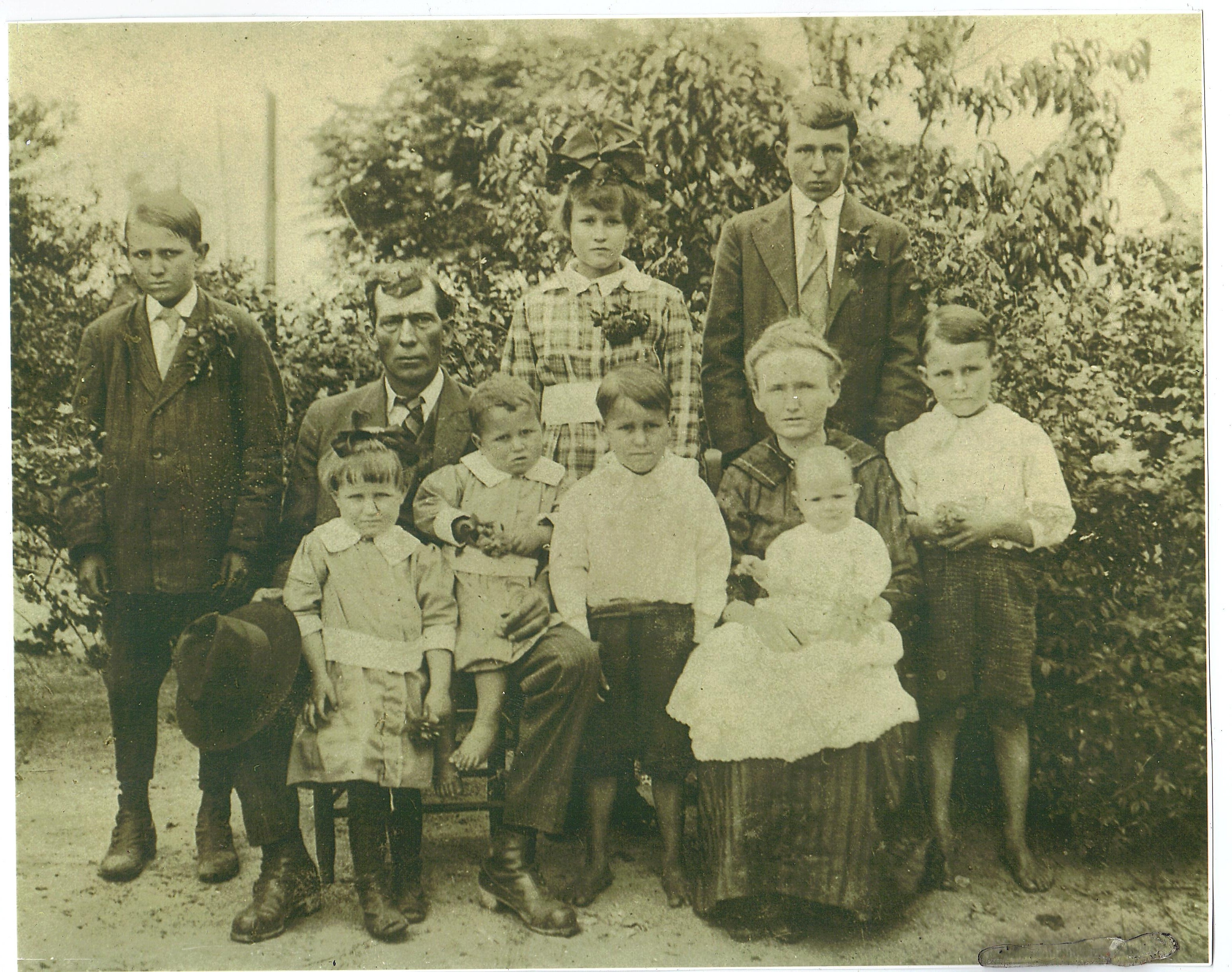 Sebron Hilton Family, 1918 GA