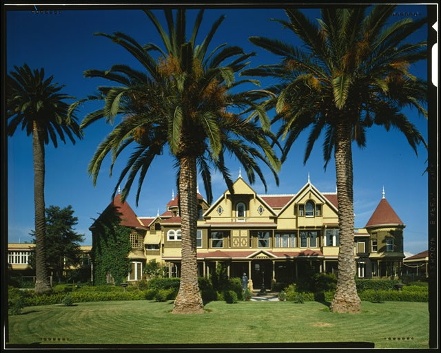 EAST FRONT - Winchester House, 525 South Winchester...