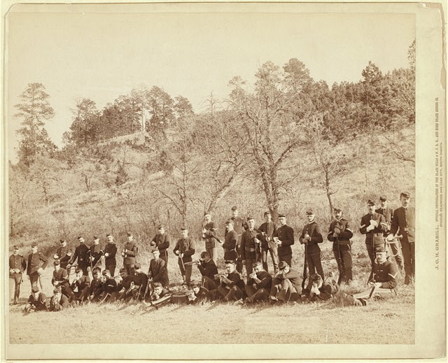 Company "C," 3rd U.S. Infantry near Fort Meade, So. Dak.
