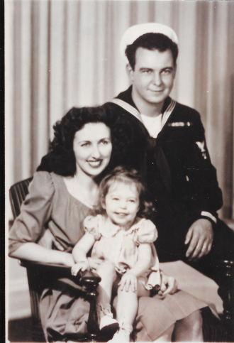 Orville R Loux and family; ~1943