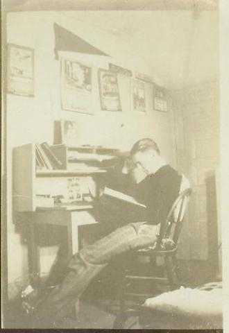 Allen Cox Studying