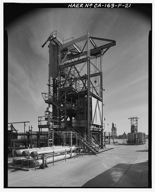 Credit BG. Looking southeast at Test Stand "D" (Building...