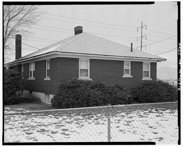 6. View of the rear and west side of the residence,...