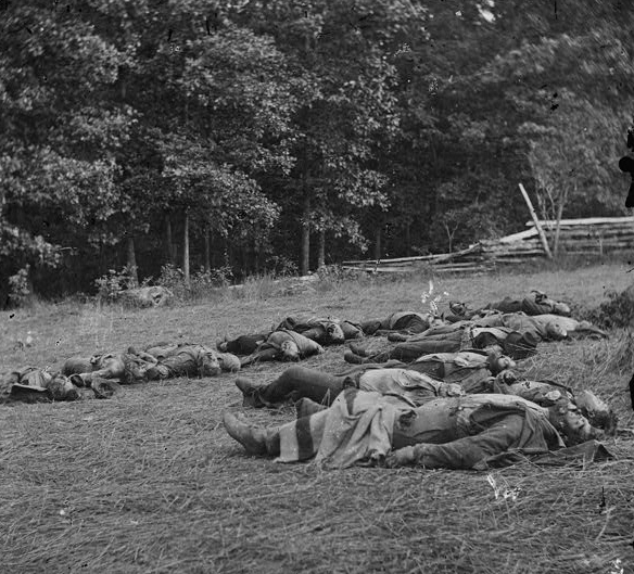 Gettysburg, Pa. Confederate dead
