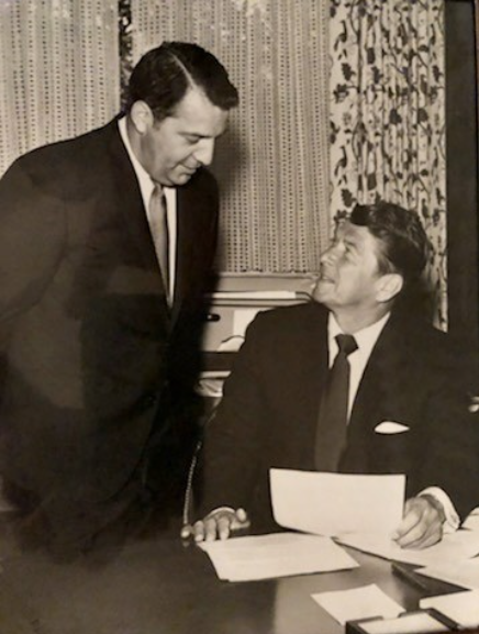 Armand Kunde & Ronald Reagan
