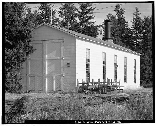2. GENERAL VIEW TO SOUTHEAST SHOWING DOUBLE DOORS ON...