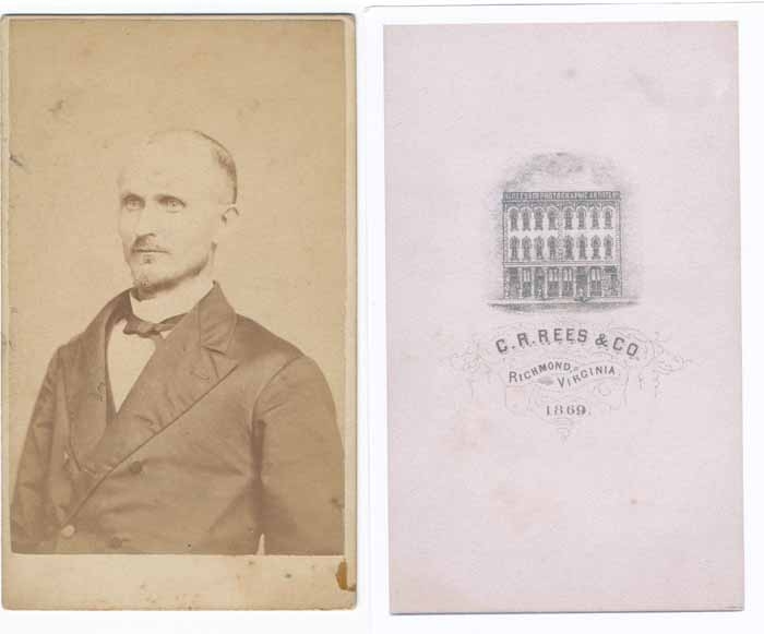 Senator & Col. Robert Enoch Withers, 1869