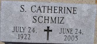 Sister Catherine Schmiz gravesite