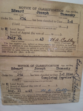 Military papers