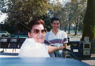 Robert with his mother - date unknown Maybe 1985 foward