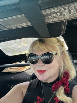Cate Westerhaus ( married Belleveau ) on the way to Winnipeg folk fest . 2022