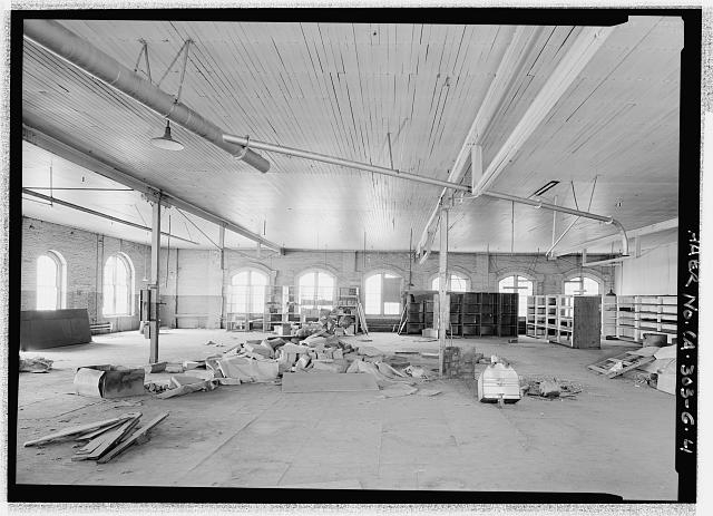PLANING MILL, SECOND FLOOR INTERIOR, FOAM CUTTING ROOM,...