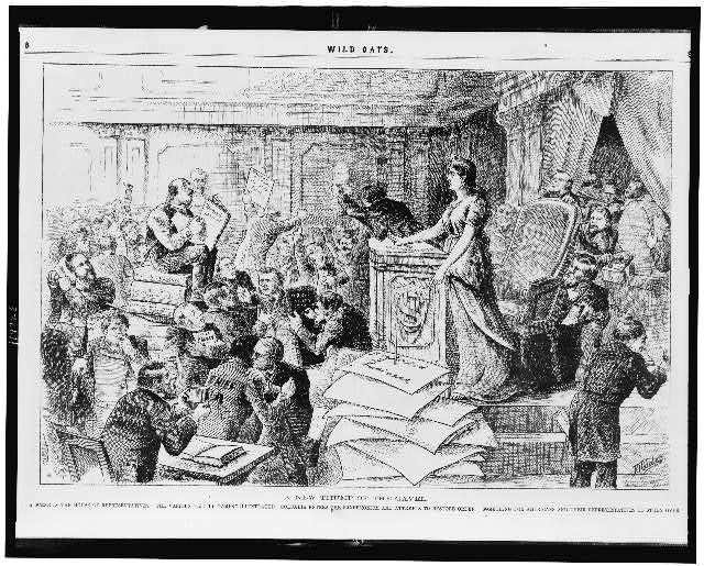 A new thump of the gavel A scene in the House of...