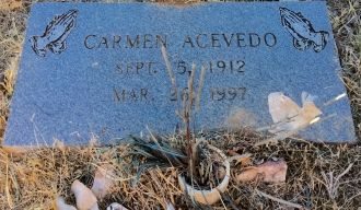 Carmen Acevedo gravesite