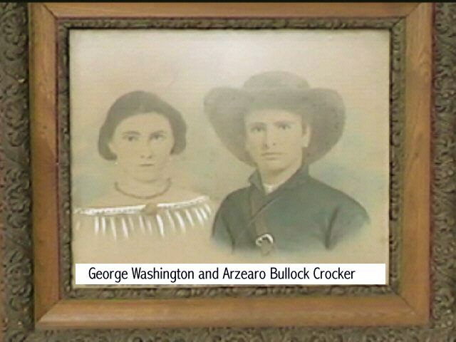 Arzerah and husband George Washington  Crocker