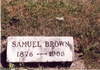 Samuel Brown gravestone