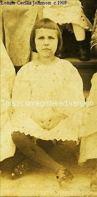 Louise Cecilia Johnson, c.1908