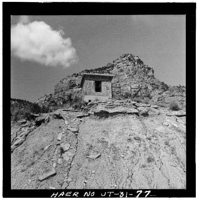 77. SOUTH ELEVATION OF TRAM SWITCH HOUSE, LOOKING NORTH -...
