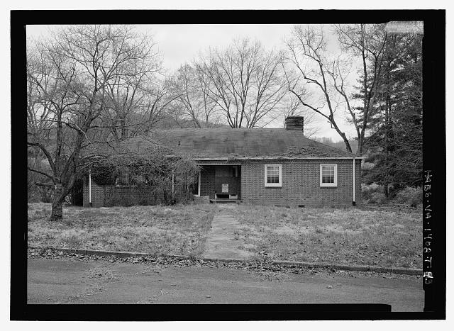 Elevation of northwest facade - Blue Ridge Sanatorium,...