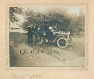1905 - Family in their Touring Automobile