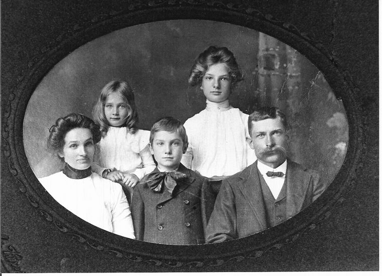 Charles Milton Fox and Family