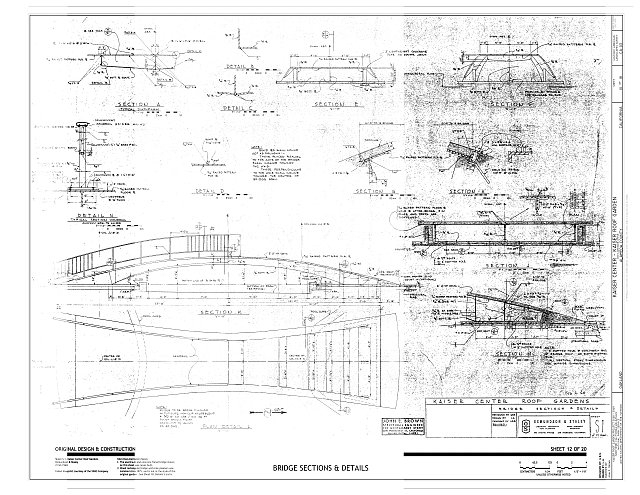 Bridge Sections & Details - Kaiser Center, 300 Lakeside...