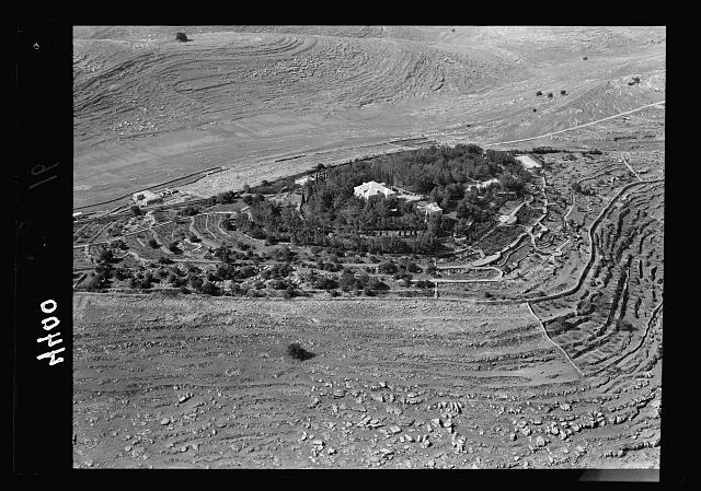 Air views of Palestine. West of Jerusalem. El-Kubeibi....