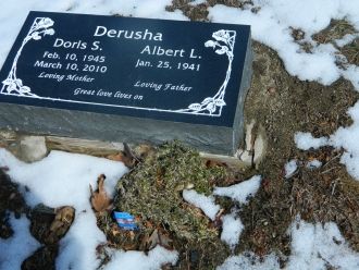 Doris & Albert Derusha Headstone