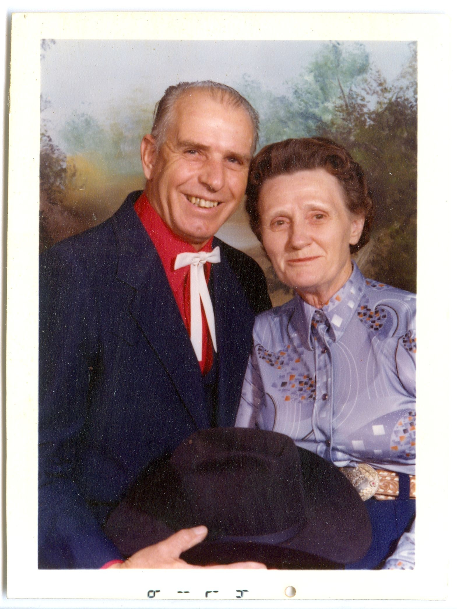 Raymond Parker McMinds, 1928-1984, with wife Leona. 1981