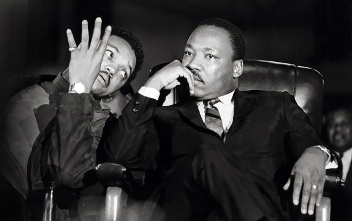 Jesse Jackson with Martin Luther King