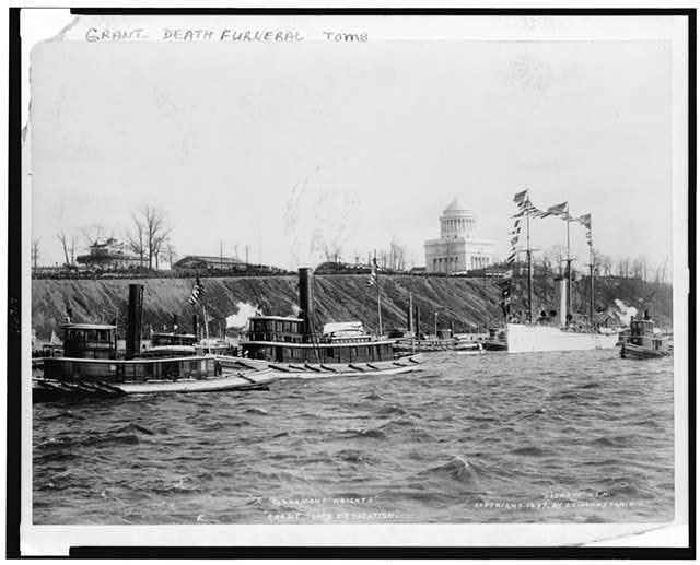 Grant Tomb dedication / J.S. Johnston, view & marine...