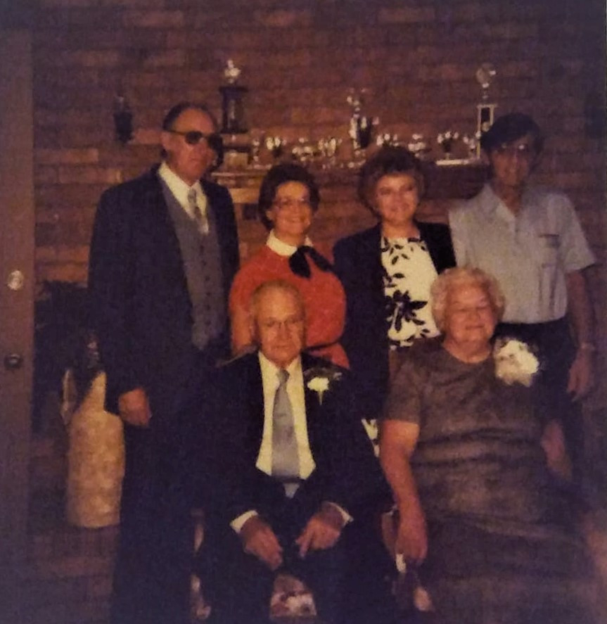 Kidd siblings and spouses 1982