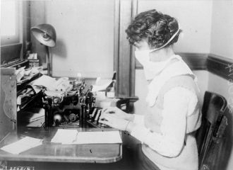 Typist - Influenza Epidemic New York City