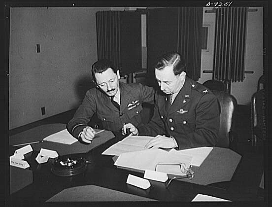 Combined Munitions Assignments Board. Staff members of...