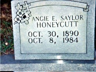 Angie Scott Saylor Hunnicut Gravesite