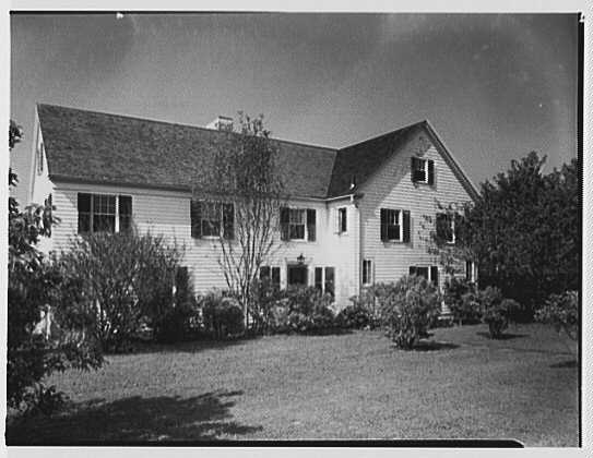 Dr. Miller, residence in Niantic, Connecticut. Exterior,...