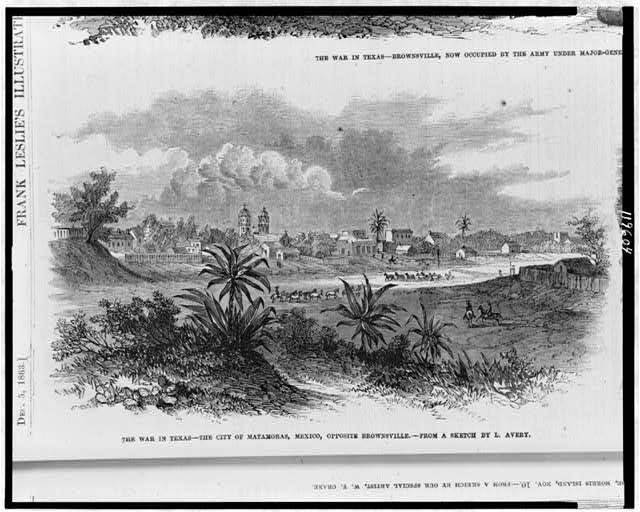 The war in Texas - The city of Matamoras, Mexico,...
